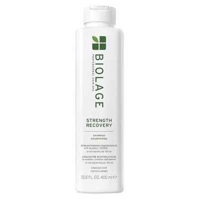 Biolage Strength Recovery Shampoo, Moisturising & Repairing, Enriched With Squalane & Proteins, For Damaged Hair, 400ml