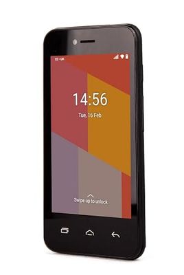 TTfone TT20 Smart Mobile Phone with Android GO - 8GB - Dual Sim - 4Inch Touch Screen (Blue Mains Charger)