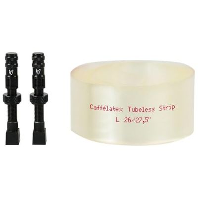 Flap Caffélatex Strip L - 26/27.5” (x2 - valves incluses) - pour jante 30-34mm ext