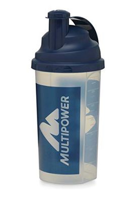 Shaker Multipower, 700 ml, transparent/bleu
