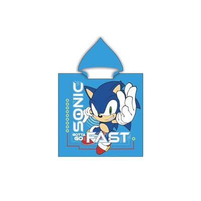 hermet Sonic ponczo z gąbki, 100% poliester, 50 x 100 cm, z kapturem