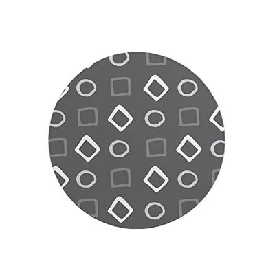 Questo Casa, Round Digital Printed Mouse Pad, Non-Slip Base, for Office and Home, Diameter:22cm