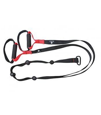 Sveltus hangriemen, uniseks, volwassenen, zwart/rood