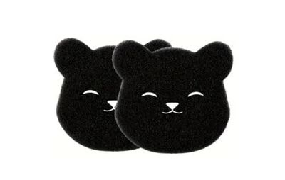cyclingcolors 2 x Pet Hair Catcher for Washing Machine, Catch Hair and Fabric Balls Dog and Cat Sponges, Black