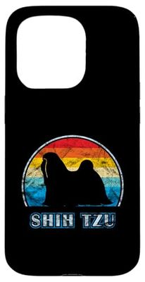 Shih Tzu - Cane dal design vintage Custodia per iPhone 15 Pro