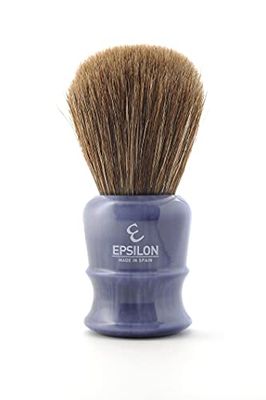 Epsilon Pennello da Barba con Cavallo, Marrone, Blu, 26 mm, Standard, Unico