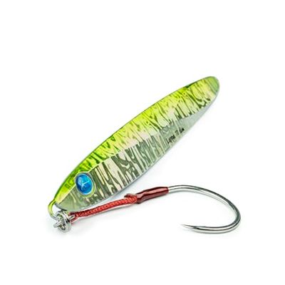 SEASPIN LEPPA 77 Slim JIG Color Green - 115 mm - 77 g - Casting Jig