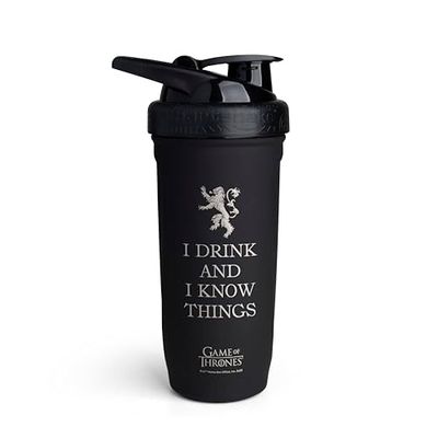SmartShake Reforce Stainless Steel - Game Of Thrones, I Drink and I Know Things - 900 ml.