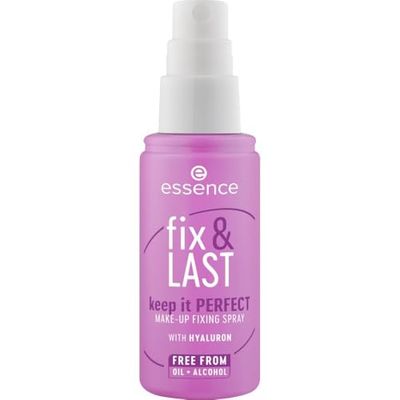 Essence Cosmetics essence fix et LAST keep it PERFECT MAKE-UP FIXING SPRAY spray fixateur, fixant, naturel, sensation de rosée (50ml)