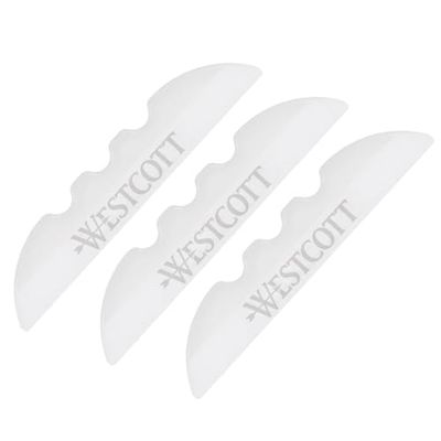 Westcott E-16510 00 Lame di ricambio cutter in ceramica, confezione da 3 pezzi