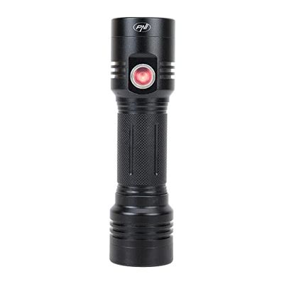 PNI Adventure F200 Dual LED Flashlight, 4000mAh Battery and Micro USB Port, 3 Large Aperture LEDs and One with Focus