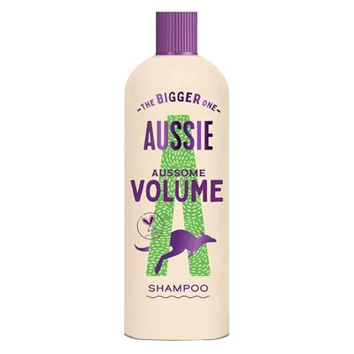 Aussie Aussome Volume Shampoo 600ml, Volume-Boosting Formula for Fine, Flat Hair, Infused with Australian White Strawberry Extract, Vegan and Cruelty-Free, Lightweight and Silicone-Free