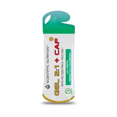 Scientiffic Nutrition - Gel Ratio Gel Energético con Carbohidratos, Para Ciclismo y Running, con un Ratio 2:1 de Maltodextrina - Fructosa Absorviendo más Carbohidratos - Sabor Mentol, 60g