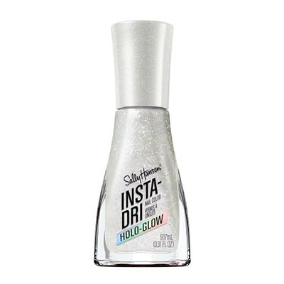Sally Hansen Insta-Dri, Holo-Glow, brillant brillant, vernis à ongles, facile à utiliser, résistant,belles couleurs, se pose facilement sur les ongles, ne bave, 0,3 oz