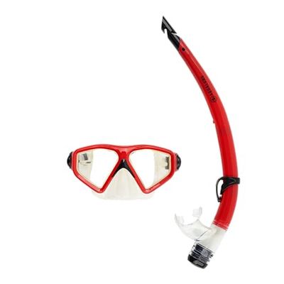 Aqualung Sport Saturnus Mask och Snorkel Combo Röd