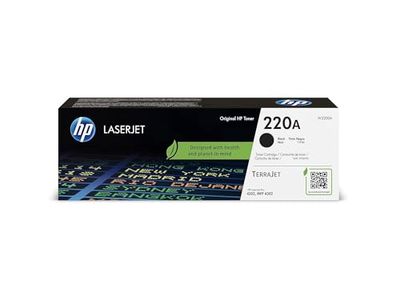 HP 220A W2200A, Cartuccia Toner Originale HP da 2000 Pagine, Compatibile con le Stampanti HP LaserJet Pro M4202, MFP 4302, Nero