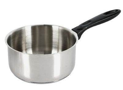 Crealys 501206 - Casseruola in Acciaio Inox ø 18 cm, Colore: Grigio
