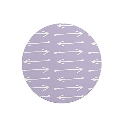 Questo Casa, Rund musmatta med digitalt tryck, halkfri baksida, för kontor och hem, diameter: 22 cm