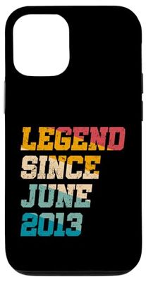 Leggenda da giugno 2013 Divertente dodicesimo compleanno retrò Custodia per iPhone 12/12 Pro
