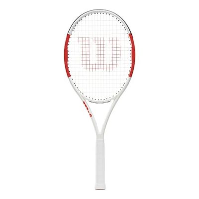 Wilson Racchetta da tennis unisex, Per un gioco a tutto campo, Per giocatori principianti e intermedi, Six.One Lite 102, Misura 0, Rosso/Bianco, WRT73660U0