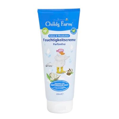 Childs Farm Fuktkräm för barn 200 ml, parfymfri, lugnar och återfuktar | Lämplig för torr, känslig och även benägen för atopisk dermatit