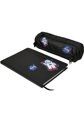 Mister Tee NASA Notebook & Pencilcase Set Portemonnee, meerkleurig, standaard, Meerkleurig, Eén maat