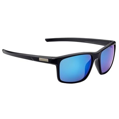 SWISSEYE Cleanocean - Juego de 2 gafas de sol (protección 100% UVA, UVB y UVC, material de montura de poliamida, lente de policarbonato irrompible, incluye bolsa de microfibra), color negro mate