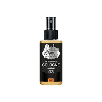The Shave Factory After Shave Cologne - A Fragrant Essence For Impeccable After Shave Care For A Long-Lasting Sensation Of Freshness And Comfort (50ML, 03 Arabian)