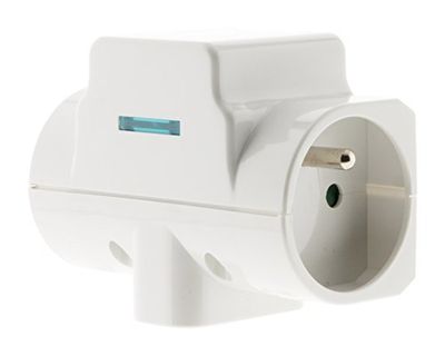 Zenitech - Protetor contra picos Triplite 2 x 16A 2P+T 1 x 6A 2P - branco