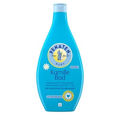 Penaten Kąpiel z rumiankiem – łagodny dodatek do kąpieli dla delikatnej skóry dziecka – z ekstraktem z rumianku – 1 x 750 ml