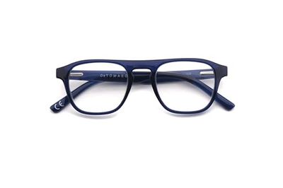 DE TOMASO Reading Glasses, Blu, 48mm Unisex