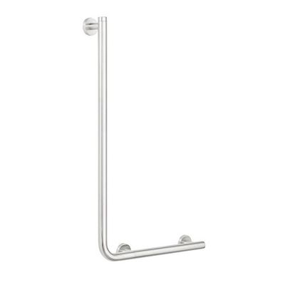 Tiger Boston Comfort & Safety Maniglione di Sicurezza - Sinistra 90°, Acciaio (Inox Spazzolato), 42,6 x 70 x 7 cm