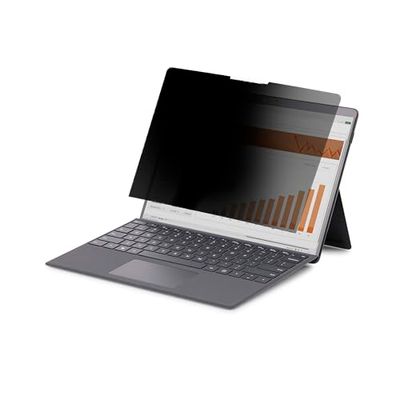 StarTech.com 4-Way 12.4in Surface Laptop Go 1/2/3 Privacy Screen Filter, Portrait/Landscape, Touch-Enabled, +/- 30° View
