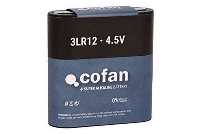 Cofan Blister met 1 alkaline-batterij Plus, 3LR12/4,5 V, multifunctionele alkaline-batterijen voor dagelijks gebruik