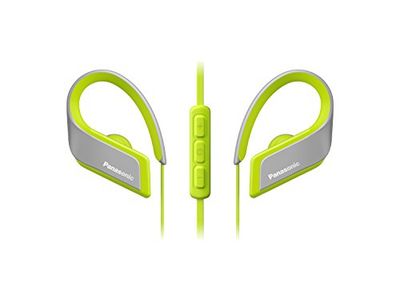 Panasonic RP-BTS35E-Y Bluetooth in-ear hoofdtelefoon (waterbestendig, snellaadfunctie, flexibele oorlussen, geel)