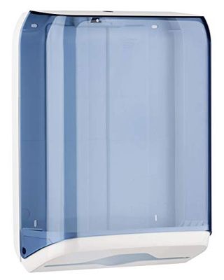Mar Plast A59300 - Dispenser per asciugamani di carta, trasparente, 375 x 137 x 280 mm