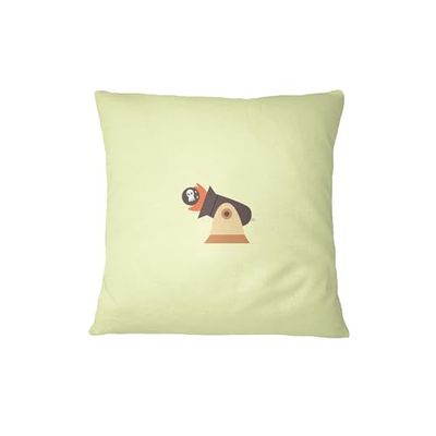 Bona Basics, Funda de cojín Decorativa,Decoración del hogar, para sofá, cafetería, Tamaño: 45X45 cm, Color: Amarillo Claro
