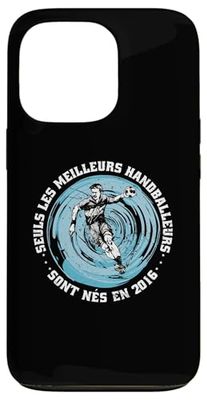 Pallamanista Compleanno nata nel 2016 Giocatore di pallamano Custodia per iPhone 13 Pro
