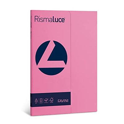 Favini Rismaluce A69F544 Ramette de 50 feuilles de papier A4 200 g Cyclamen