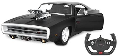 JAMARA Dodge Charger R/T 1970 1:16 Noir 2,4GHz Porte manuelle