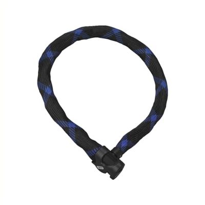 ABUS kettingslot IVERA Chain 7210 - Fietsslot met zeer flexibele IvyTex kunstvezelcoating - ABUS veiligheidsniveau 8 - 85 cm - Zwart