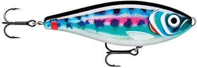 Rapala - X-Rap Haku fiskedrag - ABS-konstruktion - långsamt flödande sötvattensfiskedrag - variabelt simdjup - storlek 14 cm/74 g - tillverkad i Estland - Mr Sparkles