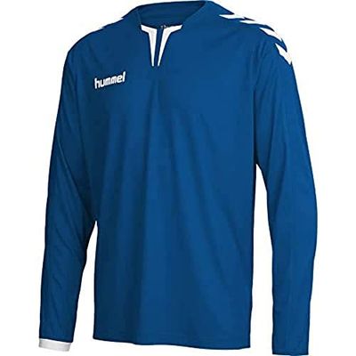 Hummel Maglietta da Ragazzo Core a Maniche Lunghe in Jersey Blu Blu - True Blue 140-152