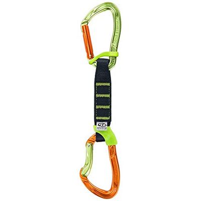 Climbing Technology Nimble fixbar, rinvio rastremato unissexo adulto, verde/laranja, 17 cm