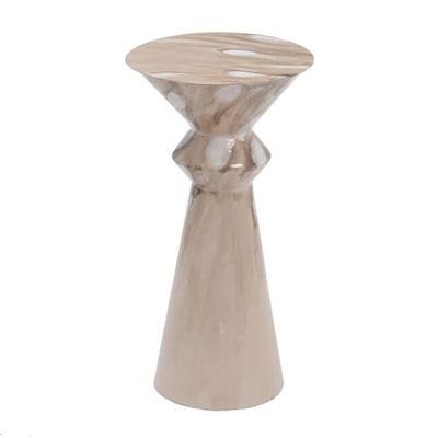 BigBuy Home Sidobord Beige Järn 34 x 34 x 64,5 cm