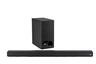 Polk Audio Signa S3 Barre de Son TV avec Caisson de Basses, HDMI Arc, Bluetooth, Google Chromecast, Barre de Son avec décodage Dolby Digital 5.1, AUX, entrée Optique, Noir