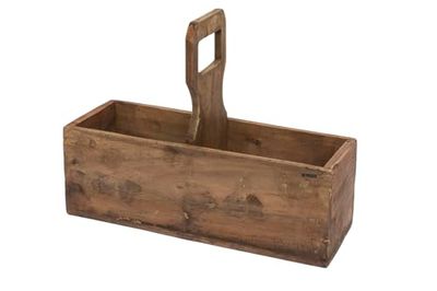 BOTTLE RACK WITH WOOD HANDLE