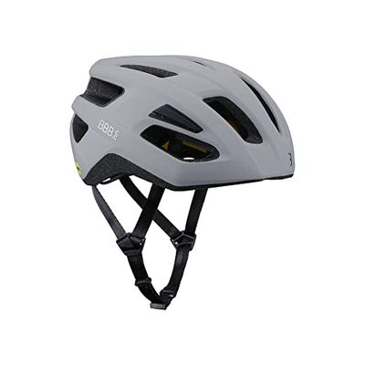 BBB cykelhjälm för vuxna, mountainbike och vägcykel, MIPS säkerhetsskydd, lätt avtagbart visir, Dune 2.0, resväska, BHE-22T, off white, 58–61 cm/L, matt vit,