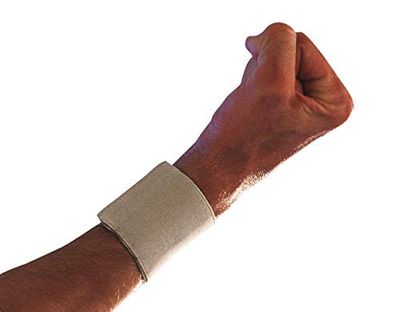 Scudotex Muñequera Elástica Altura Cm 8 Blanca Talla 5-1 unidad