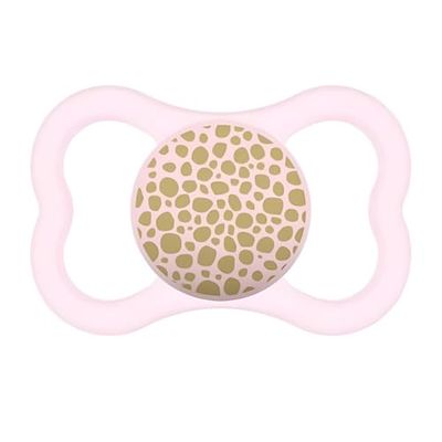 MAM Supreme Tétine en silicone avec étui porte-sucette 16 mois Rose